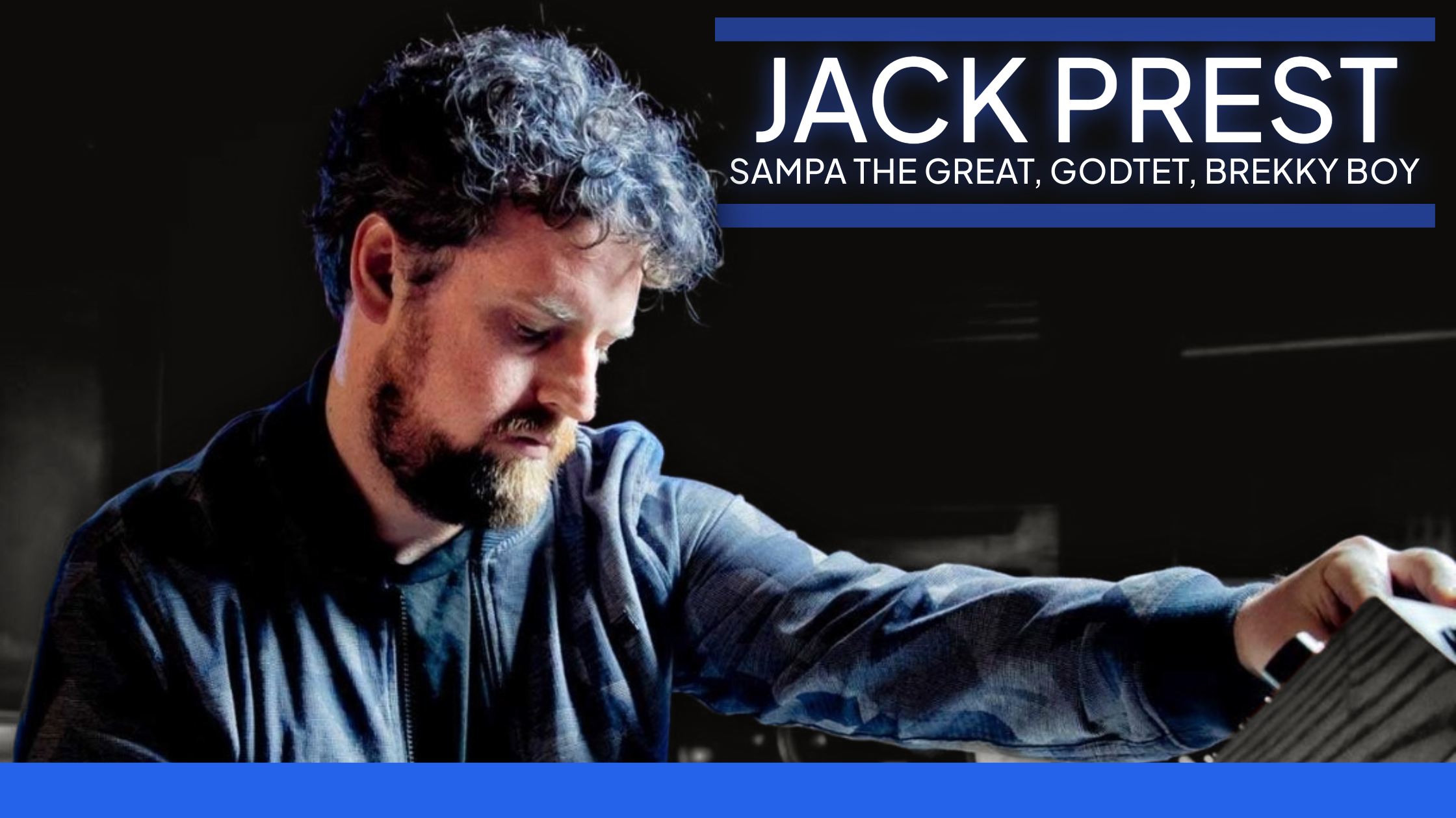 Jack Prest with synth 
