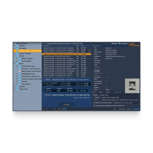 Sonnox Codec Toolbox 