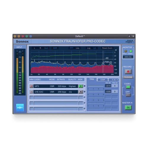 Sonnox Oxford Fraunhofer Pro-Codec 